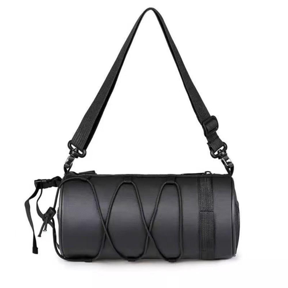 Compact Bike Front Bag Black Bike Front Pouch Durable Handlebar Storage Bag  Phone Storage