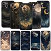 Fashion Starry Sky Stars Phone Case Cover for iPhone 17 16 15 14 13 12 11 Pro Max 17 Air Plus Shockproof Soft TPU Shell Fundas