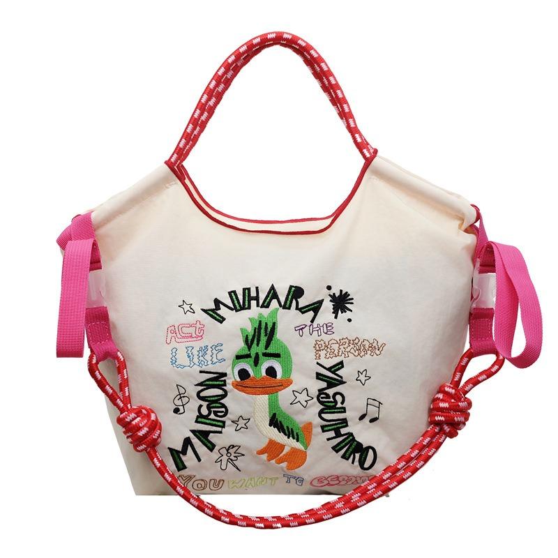 

Летняя новая вышитая водонепроницаемая сумка-шоппер на плечо, сумка-мессенджер, женская повседневная универсальная сумка-тоут, сумка подмышку