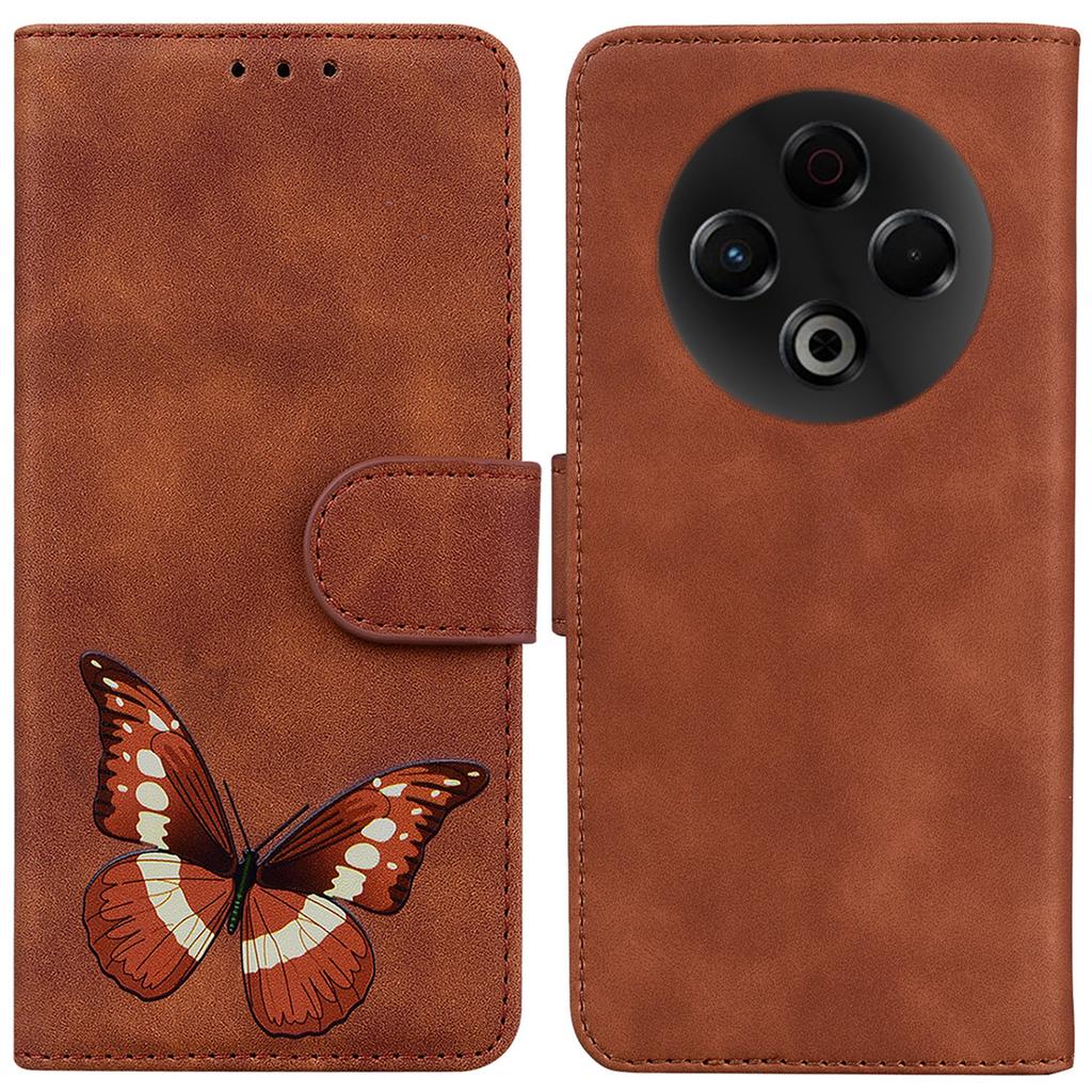 For TECNO Spark 30 4G Stand Case PU Leather Phone Cover Butterfly Printed