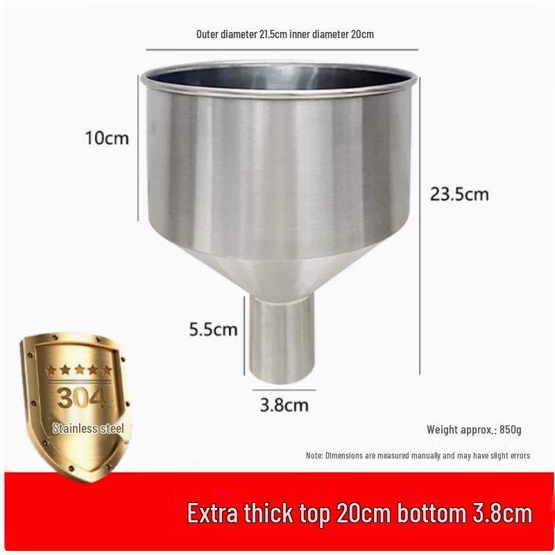 

Jingyuheng 304 Stainless Steel Wide Mouth Kitchen Funnel