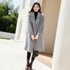 VICTORIA&VERA Women's Double-Breasted Wool Blend Coat