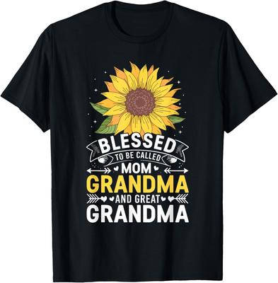 Blessed To Be Called Mom Grandma Great Grandma Mother's Day T-Shirt