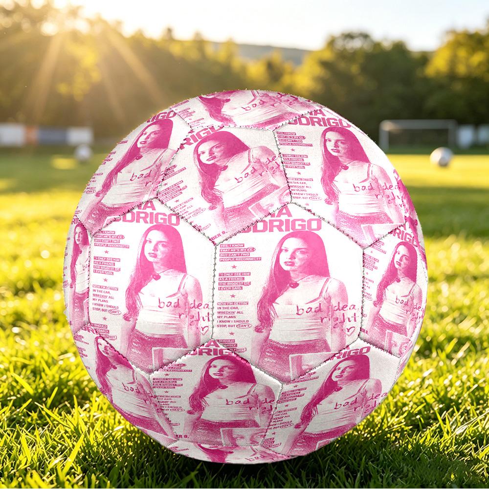 Olivia Rodrigo Size 5 Soccer Ball, Durable Standard Football For Training Match Outdoor Sports