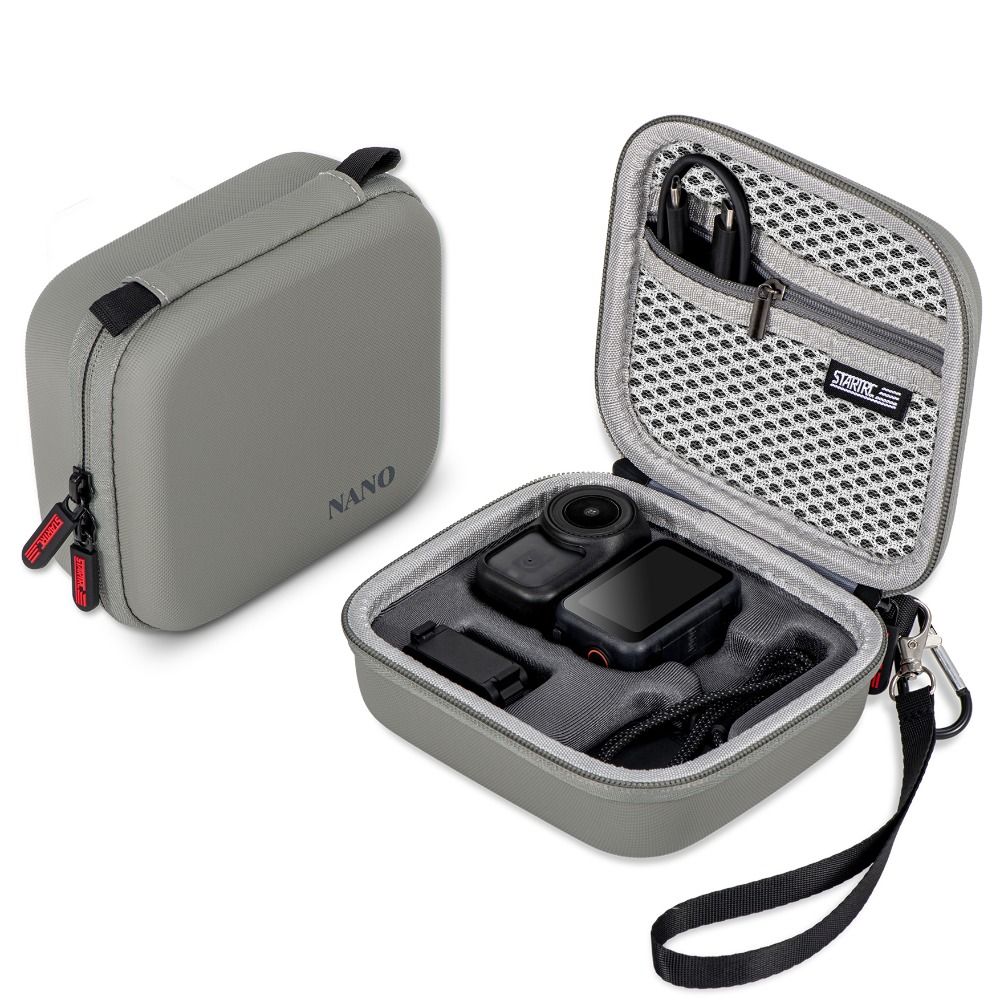 PU Camera Storage Bag with Wristband Handbag for DJI Osmo Nano Standard Version Camera Accessories