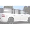 8x Gloss Black Pillar Posts Cover Door Window Trim Decal For Ford 2009-2019 Flex