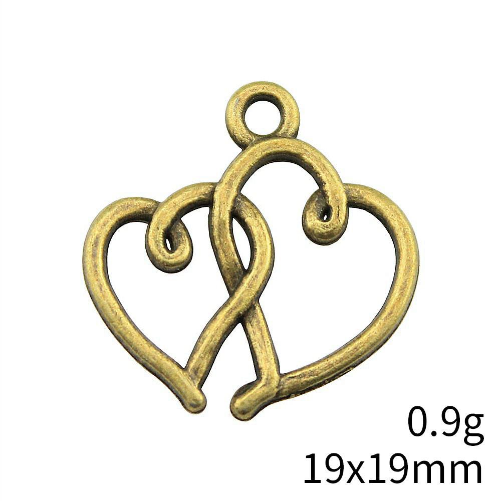 Back To School Charm Bracelet Hollow Peach Heart Charms Pendant Ornaments For Home Male Pendant