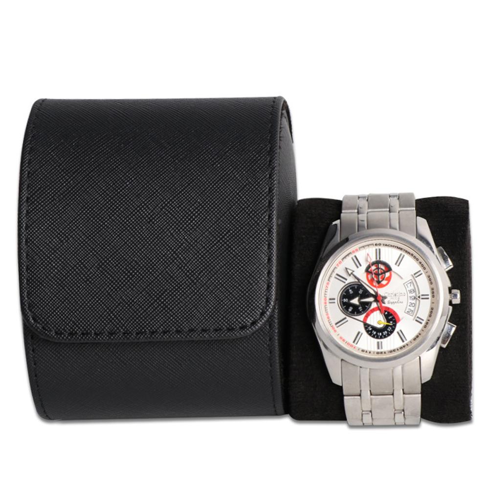 For Men Women Leather Watch Roll 1 2 3 slots Luxury Genuine Storage Box Travel Bag Watch Case Gift Box Watch Pouch