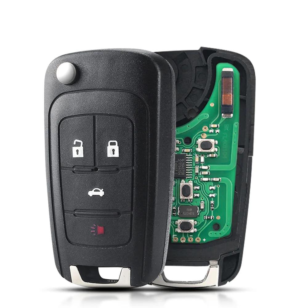 KEYYOU With Battery 315/433MHz ID46 Chip For OPEL VAUXHALL Astra J Corsa E ignia Zafira C Modified Folding Remote Car Key