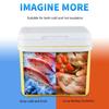 Camping Coolers Ice Box 6L Insulated Ice Chest Portable Ice Bucket Outdoor Hard Coolers for Camping Beach Picnics