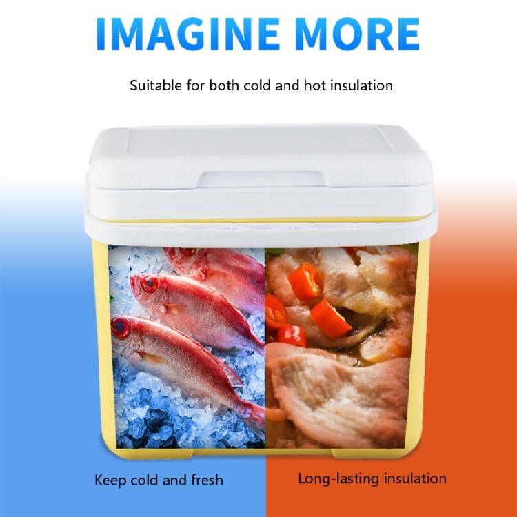 Camping Coolers Ice Box 6L Insulated Ice Chest Portable Ice Bucket Outdoor Hard Coolers for Camping Beach Picnics