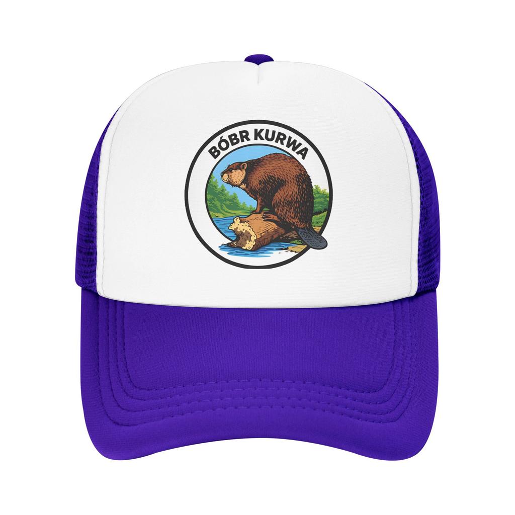Bobr Kurwa Funny Beaver Sun Hats Baseball Cap Spring Trucker Hat Wholesale Outdoor Sports Hats Women Men Retro Baseball Cap