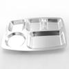 Stainless Steel Divided Meal Tray