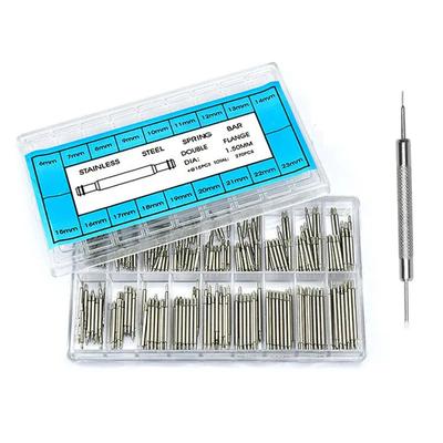 360PCS/Box 8-25mm Stainless Steel Watch Band Repair Tool Spring Bar Strap Link Pins For Watchmaker Watch Repair Tool Part