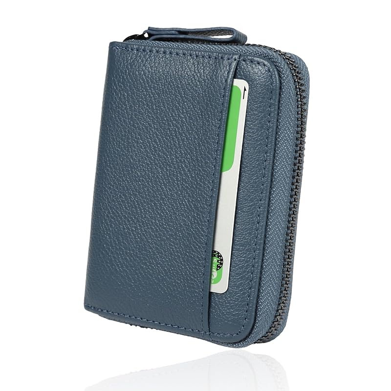

LASIEM mini wallet wallet men s bifold compact genuine leather You can store bills without folding them. Bellows Skimming prevention card case coin