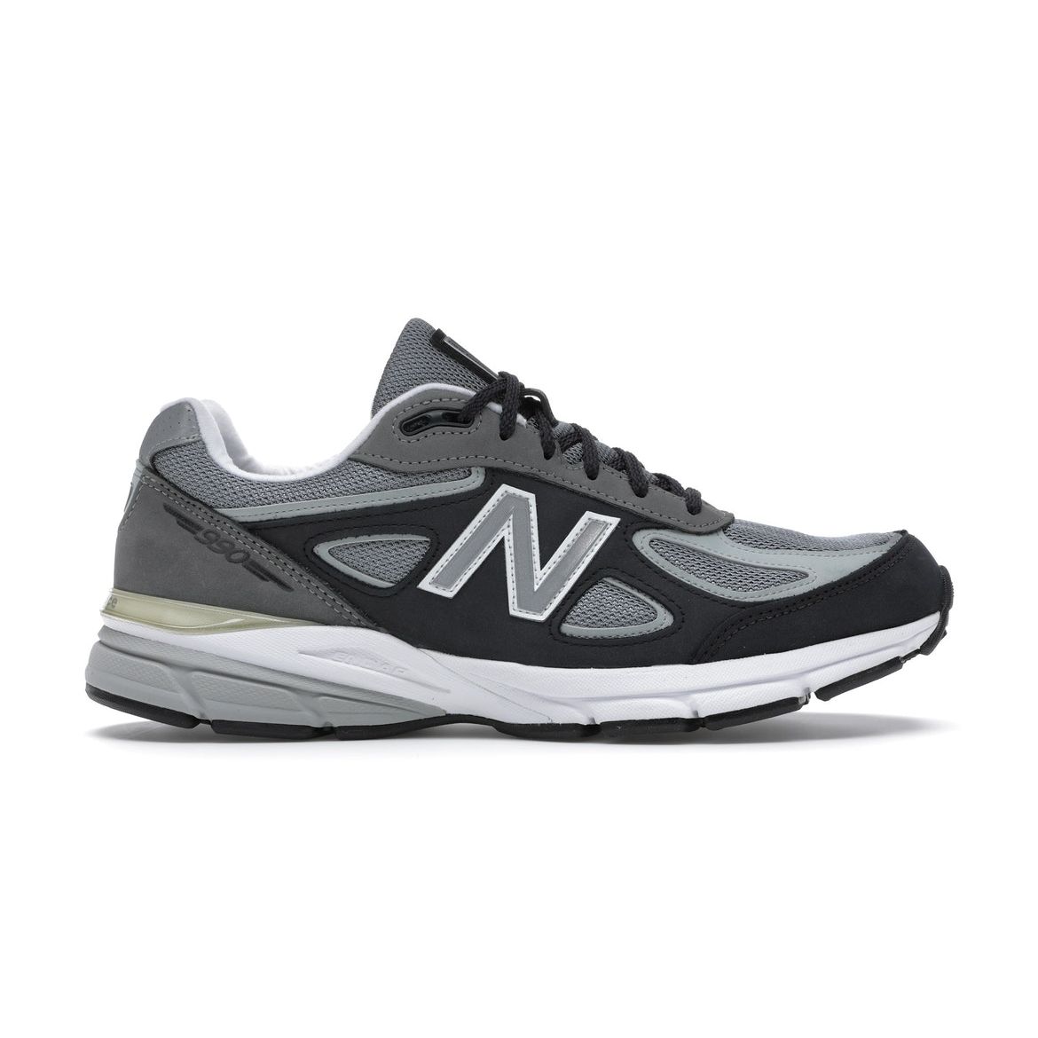 

New Balance 990v4 Сделано в США Серебристые мужские кроссовки из норки Серый магнит M990XG4