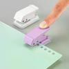 Kawaii Cute Paper Punch Portable Round Hole Puncher Paper Cutter Office School Supplies Stationery Items