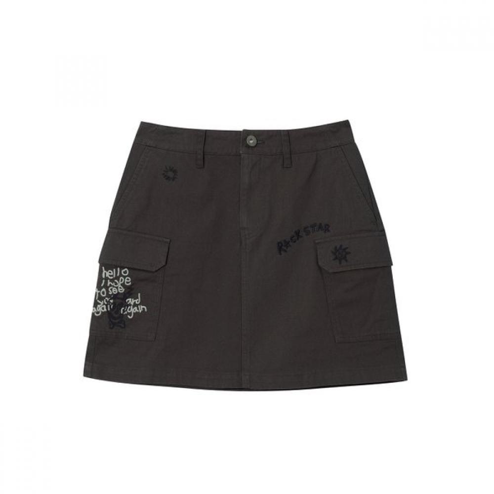 KANGOL Юбка-карго Угольный 8118 S