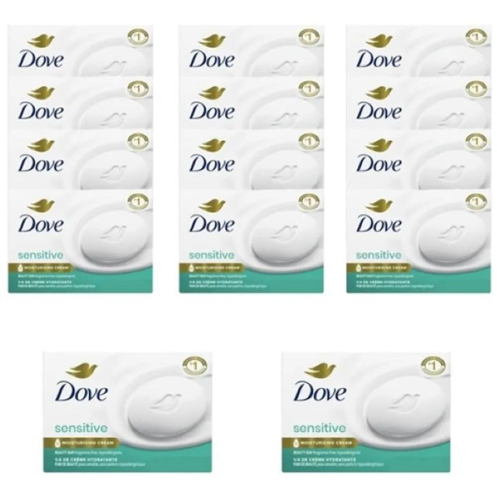 1 набор из 14 мыл Dove Sensitive Beauty