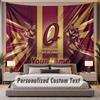 Custom Name Text Tapestry Queensland Maroons Personalized Polyester Wall Tapestry For Bedroom And Room