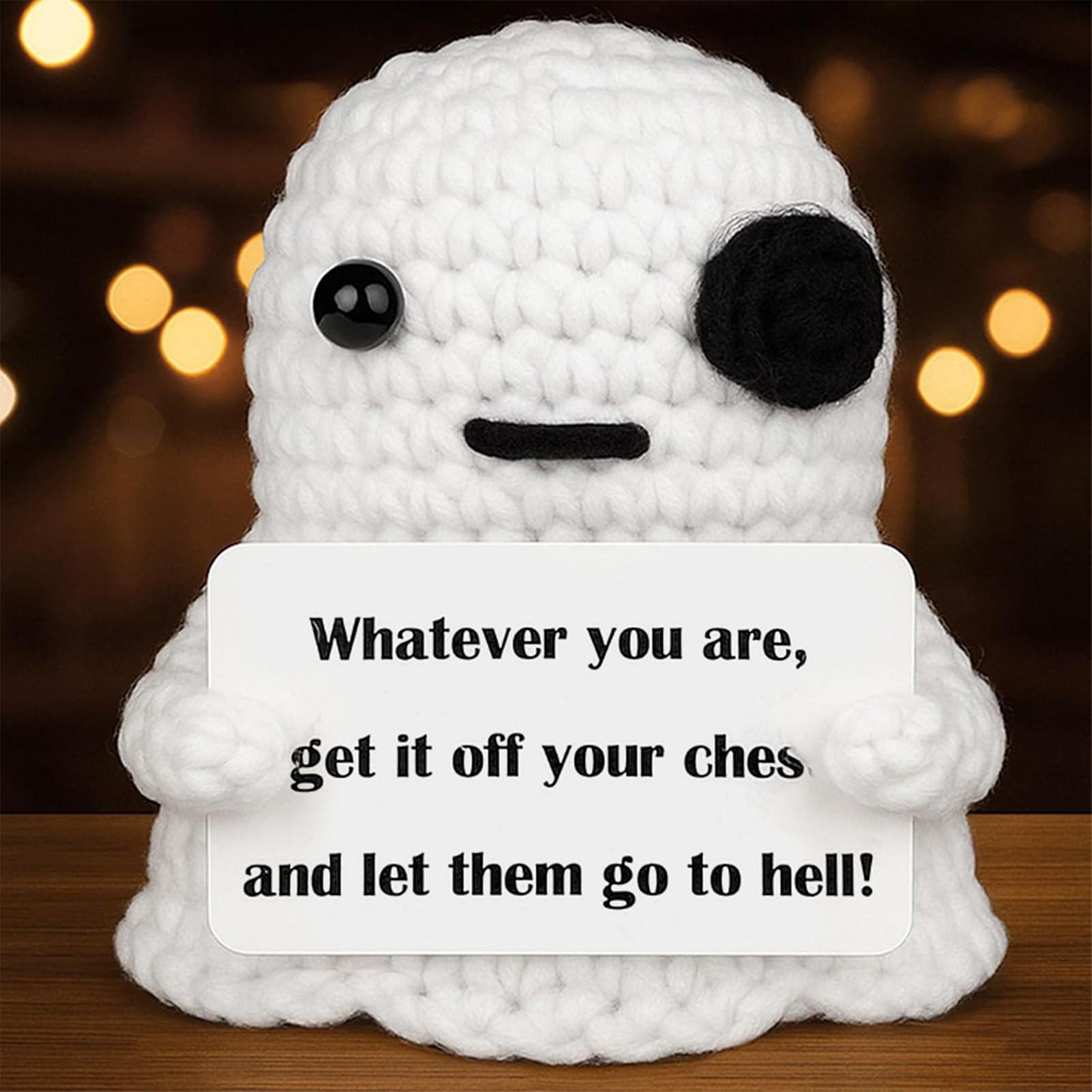 

Вязаные крючком мопсы активно представляют шерстяные куклы в качестве подарков One Size