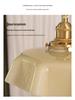 Wabi-Sabi French Retro Cream Glass Chandelier for Aisle, Entrance, Bedside, Bar, Island, Dining Room