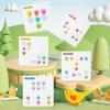 Little Bird Tree House Game –Colorful Wooden Educational Toy for Youngsters, Multiplayer Family Fun with Nest Building Observation Skills Development