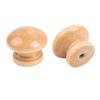 10 Wooden Mushroom Knobs for Drawers and Cabinets Rustic Style Round Handles