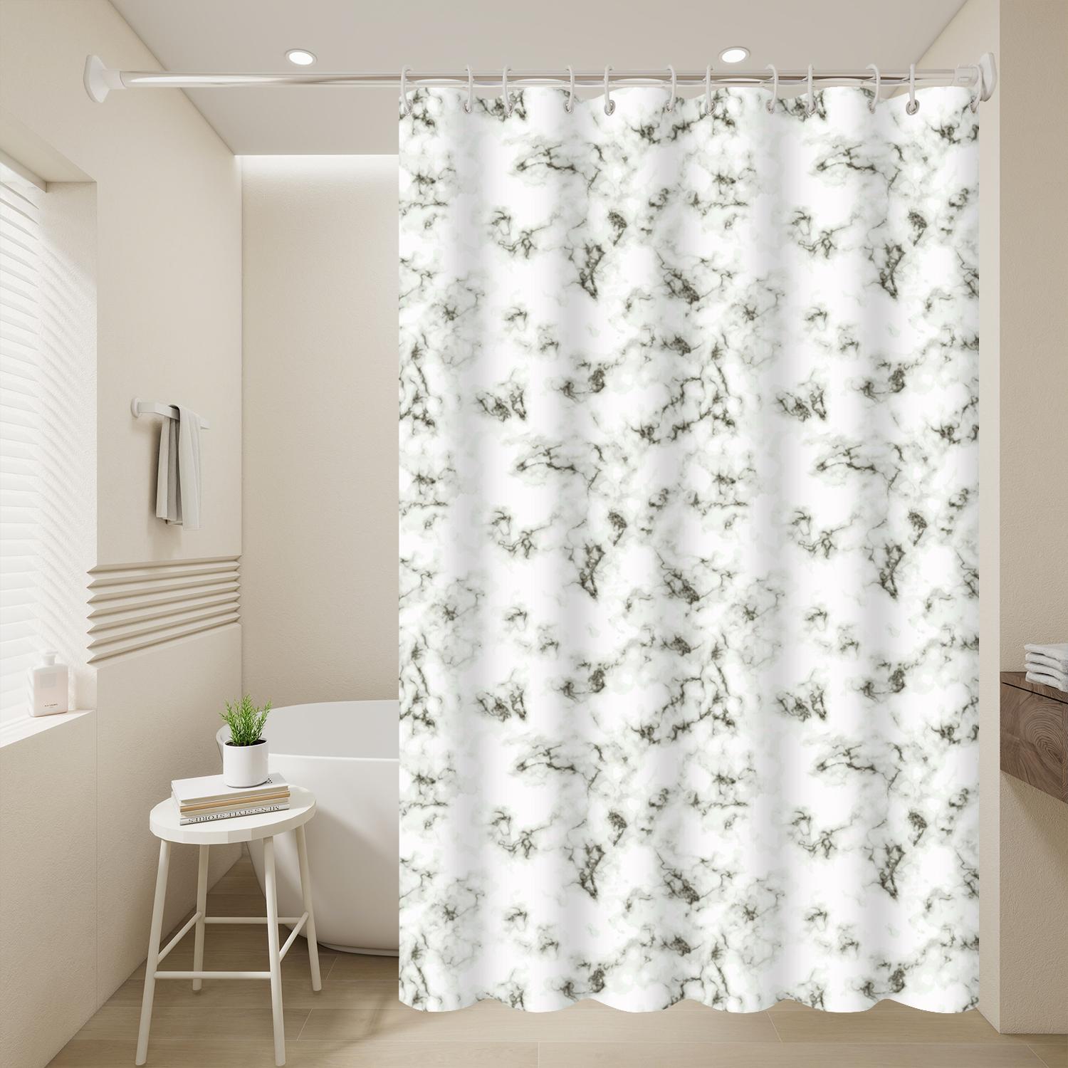 1pc Cloud Pattern Shower Curtain  Waterproof PEVA Material  Bathroom Decor Item 80*180cm