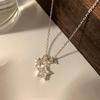 Multi Layer Pendant Necklace With Full Diamond Five Point Star Charm For Women Fashion Edgy Sweet And Cool Luxury Minimalist Collarbone Chain
