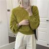 Lazy wind retro sweater women's early autumn new high-end design sense niche soft waxy twist knitted sweater