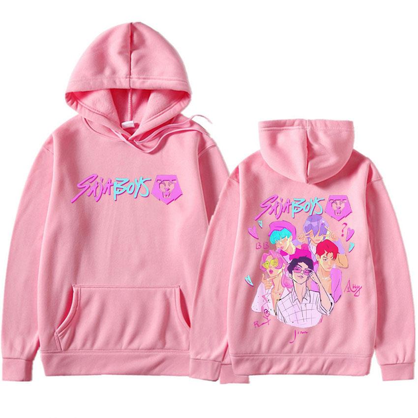 K-Pop Demon Hunters Derpy Tiger Autumn Winter Pop Hoodie Men Humor Korean Oversized Y2k Clothes Aesthetic Tracksuit