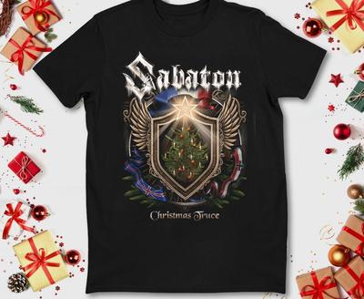 Weihnachtsfrieden Sabaton T-Shirt Baumwolle Für Männer Frauen Größe S-5XL