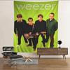 Tapestry Artistica a Fumetti della Band Musicale Weezer Fantascienza Stanza Arredamento per la Casa Appeso a Parete Arredamento per la Casa