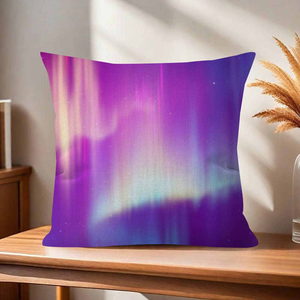 Nature Aurora Beauty  Personalized Pillow Cover Kids Bedroom Wild Party Decor Pillowcase Kid Birthday Shower Gift