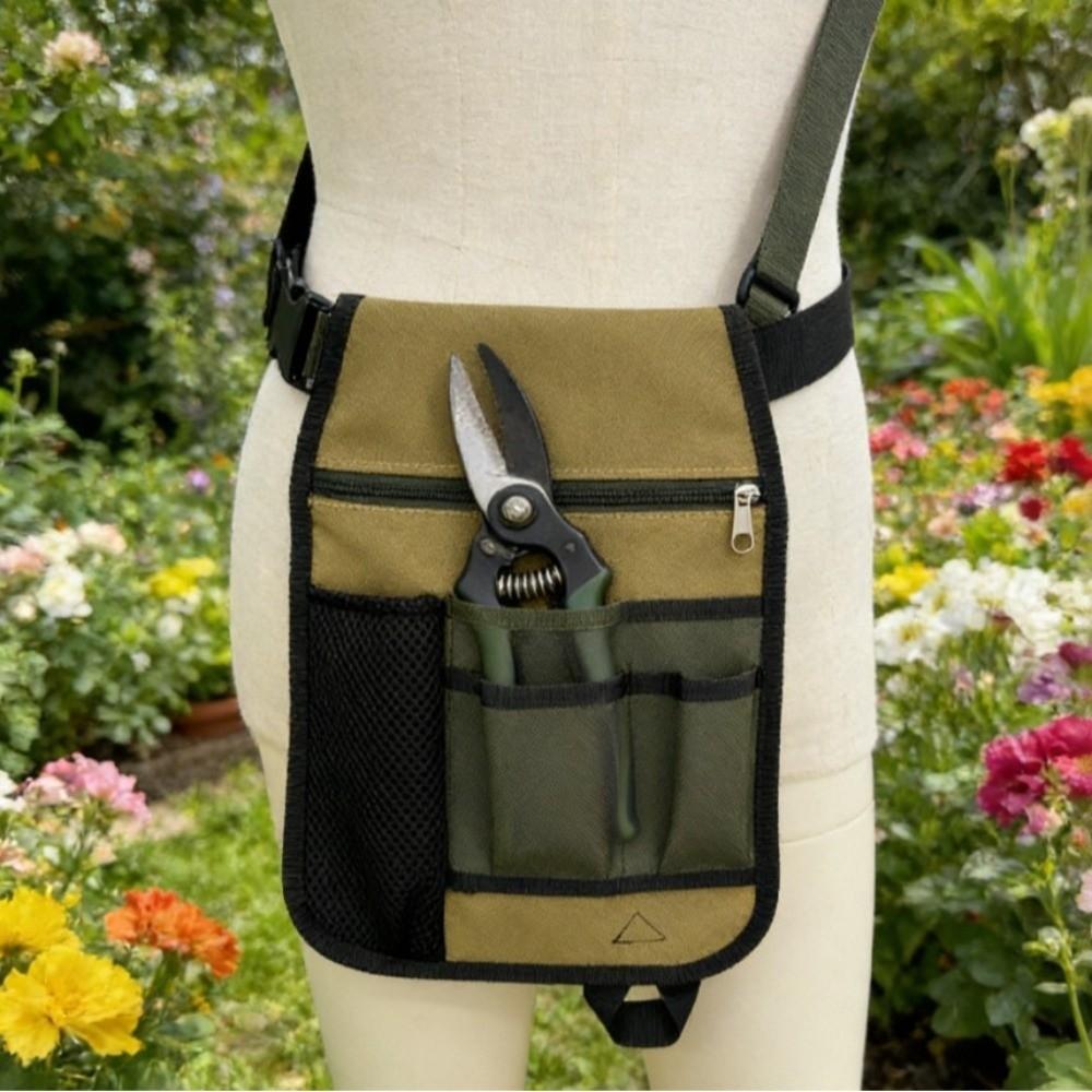 Multi-Pocket Convenient Storage Bag Portable Gardening Essential Belt Bag  Pruning