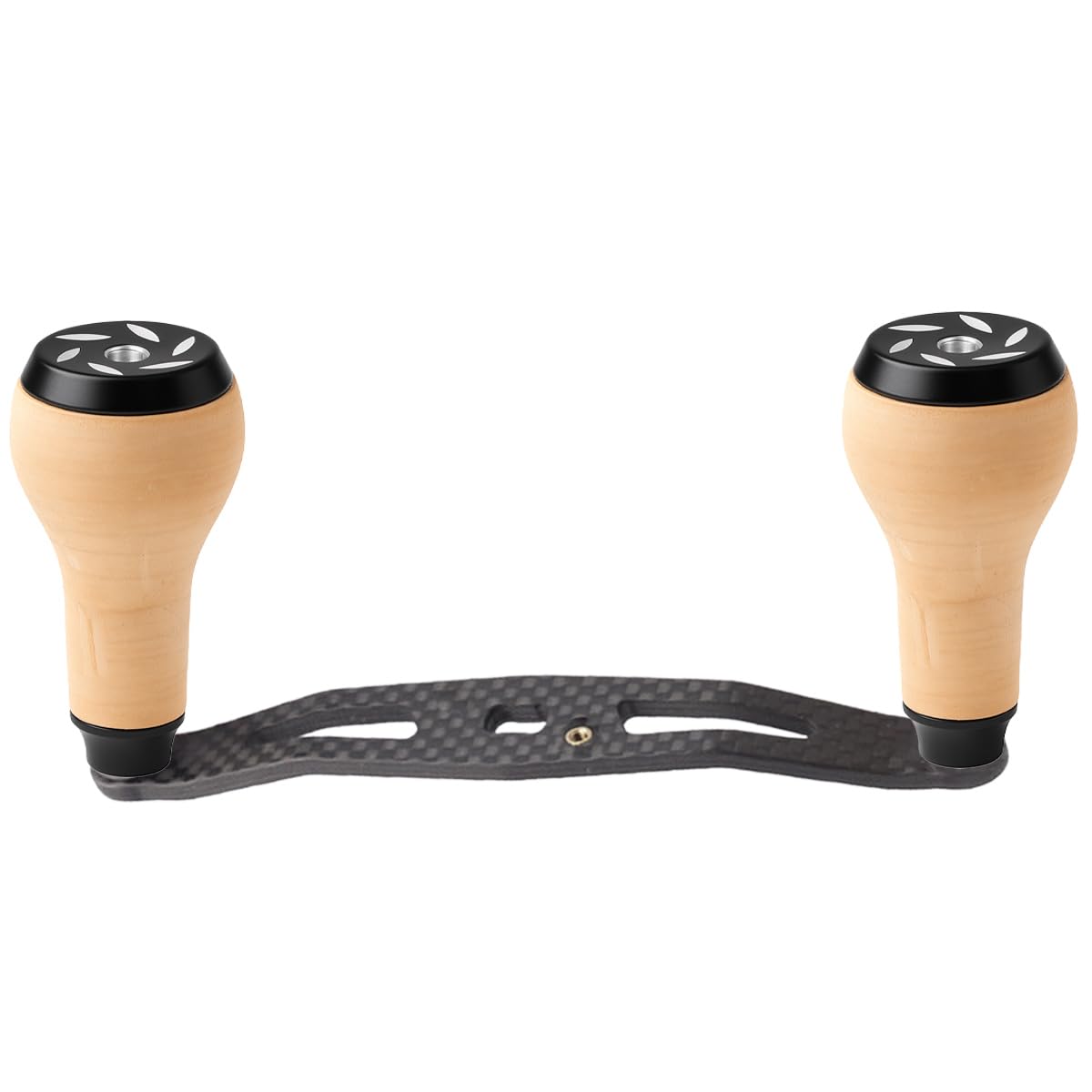 

VISPREA Cork Natural Wooden Wood Knob Carbon Fiber Handle Assembled чорний