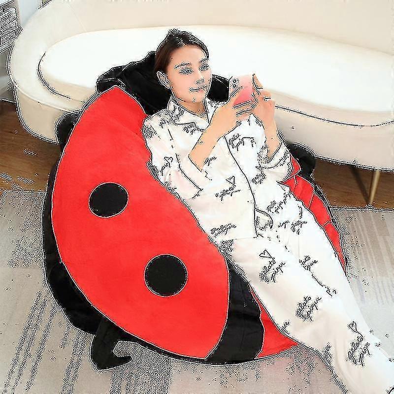 60/100cm Wearable Insect Plush Toys Ladybug Stuffed Cushion Funny Party Cosplay Doll Stuffed Soft Plush