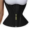 15-Bone Latex Waist Cincher: Shape & Flatten Abdomen, Wearable Outside, Retro Style