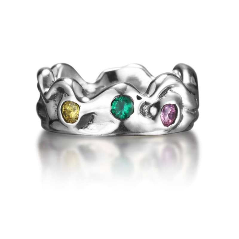 Anonymous Artisan Chewing Gum Silver Ring