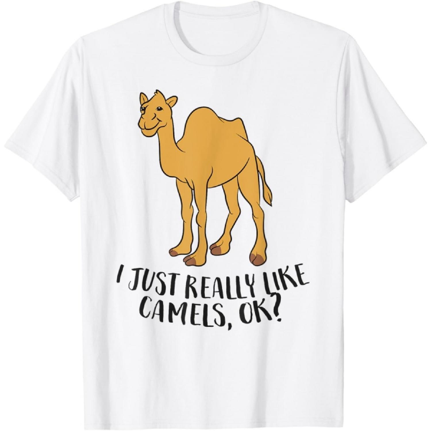 Funny Camels I Just Really Like Camels Ok T-Shirt XXXXXL белый