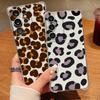 Leopard Pattern Transparent Phone Case For Samsung Galaxy A57 A37 A17 A56 A36 A55 A35 A26 A16 5G A25 A15 A54 Soft Silicone Cover