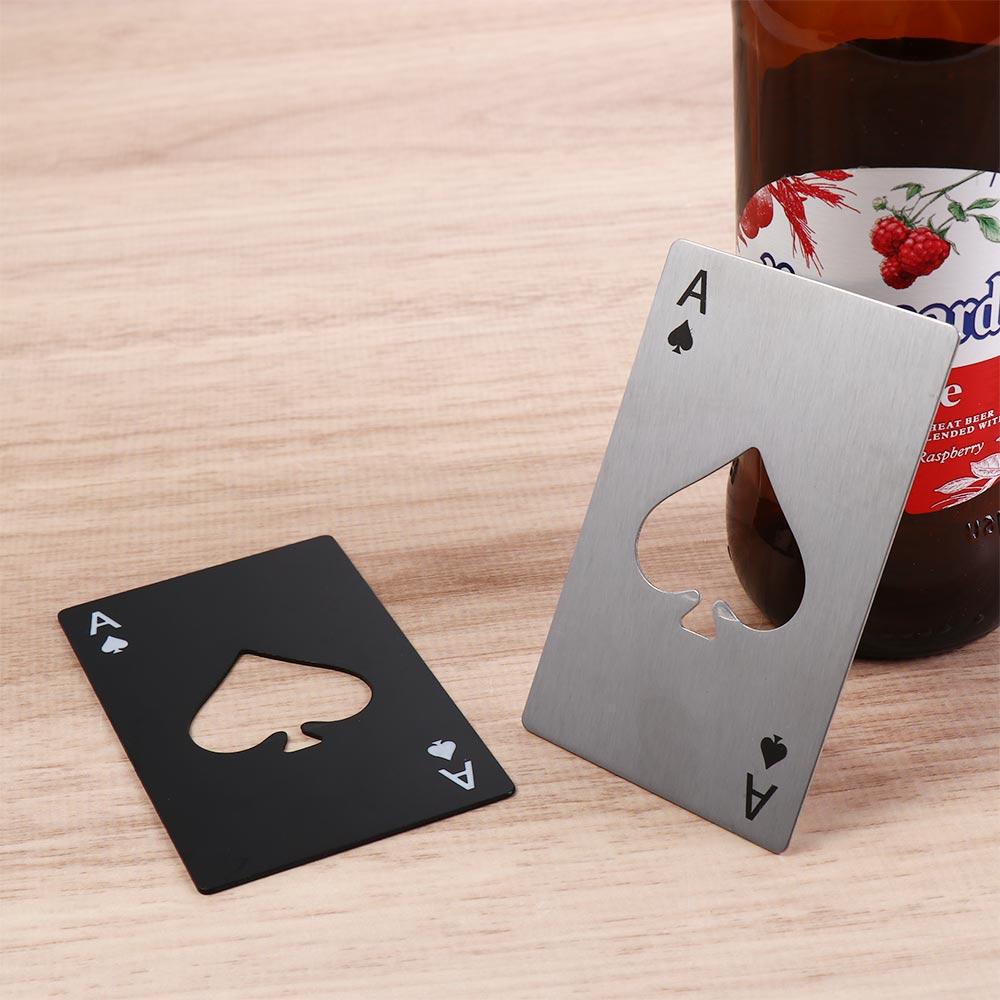 Silver/Black Bottle Can Opener Credit Card Size Credit Card Bottle Opener  Gift