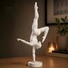 Modern Art Aesthetic Statues 3D Printed Rhythmic Gymnastics Figurine, Minimalist Sculpture, Elegant Artistic Study Room Tabletop Handstand Ballet Pose