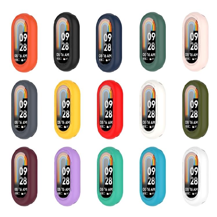 Silicone Case Dustproof Sleeve Silicone Wrap Smartwatch Protections Case Flexible Silicone Guard for  Band 9 9NFC