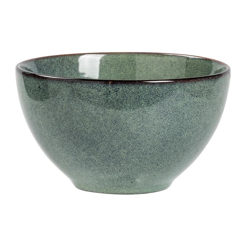 Japanese Retro Ceramic Bowl - Versatile for Salads, Noodles, Vegetables, Fruits, or Soups.