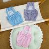 Pet Striped Dress Spring Summer Sleeveless Large Bow Small Dogs Cats Dress Breathable Pet Costume Outfit Apparel