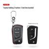Toyota Genuine Leather Key Case Cover for RAV4, Camry, Corolla, Highlander