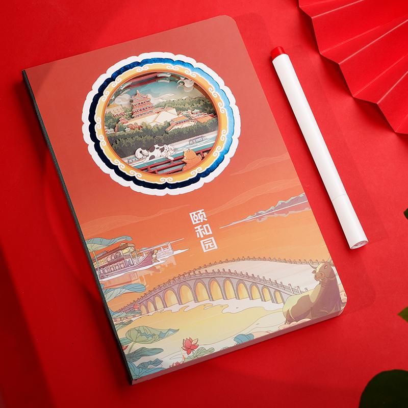 Customizable A5 Size 3D Three-Dimensional Notebook for Corporate Gifts Birthday Gifts or Tourist Souvenirs Store Sales