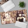 HD Anime Mousepad Cute Chocolate And Vanilla Natural Rubber Nonslip Keyboard Gaming Nekopara Extended Mat PC Office Accessories